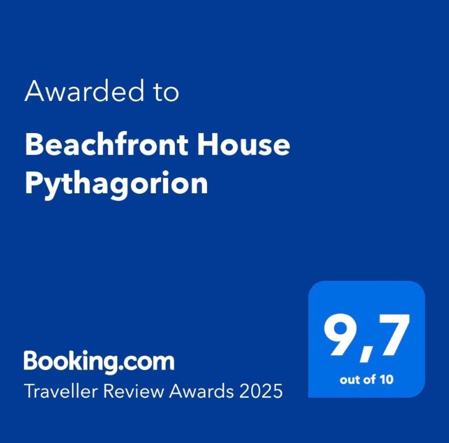 Beachfront House Pythagorion Dış mekan fotoğraf